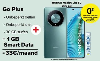 Promotions Honor magic6 lite 5g 256 gb - Honor - Valide de 02/04/2024 à 01/05/2024 chez Carrefour