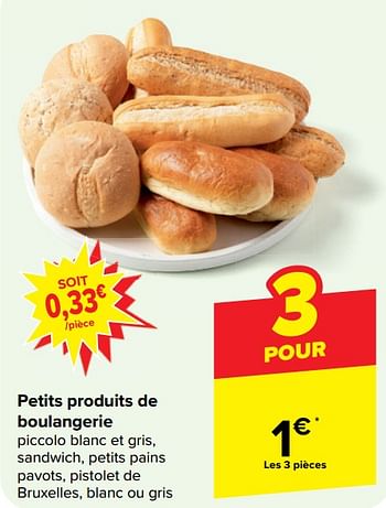 Promotions Petits produits de boulangerie - Produit Maison - Carrefour Express - Valide de 10/04/2024 à 30/04/2024 chez Carrefour Express
