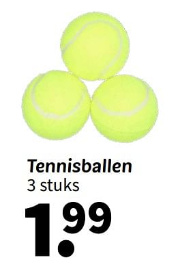 Promotions Tennisballen - Produit maison - Wibra - Valide de 08/04/2024 à 21/04/2024 chez Wibra