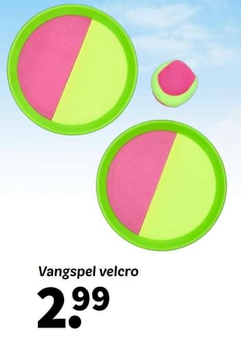 Promotions Vangspel velcro - Produit maison - Wibra - Valide de 08/04/2024 à 21/04/2024 chez Wibra
