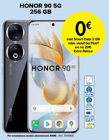 Promotions Honor 90 5g 256 gb - Honor - Valide de 02/04/2024 à 01/05/2024 chez Carrefour