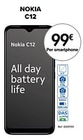 Promoties Nokia c12 smartphone - Nokia - Geldig van 02/04/2024 tot 01/05/2024 bij Carrefour