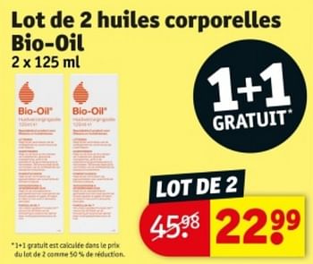Promotions Lot de 2 huiles corporelles bio-oil - Bio-Oil - Valide de 09/04/2024 à 21/04/2024 chez Kruidvat