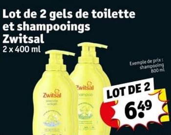 Promoties Shampooing - Zwitsal - Geldig van 09/04/2024 tot 21/04/2024 bij Kruidvat