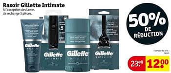 Promoties Rasoir gillette intimate - Gillette - Geldig van 09/04/2024 tot 21/04/2024 bij Kruidvat