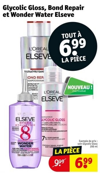 Promoties Soin glycolic gloss - L'Oreal Paris - Geldig van 09/04/2024 tot 21/04/2024 bij Kruidvat