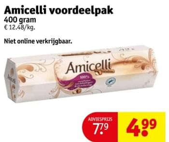 Promotions Amicelli voordeelpak - Amicelli - Valide de 09/04/2024 à 21/04/2024 chez Kruidvat