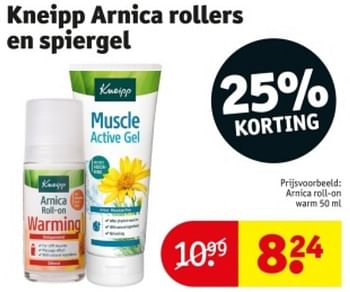 Promotions Arnica roll on - Kneipp - Valide de 09/04/2024 à 21/04/2024 chez Kruidvat
