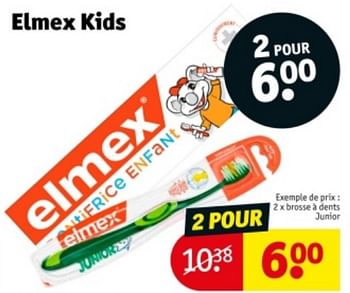 Promoties Brosse à dents junior - Elmex - Geldig van 09/04/2024 tot 21/04/2024 bij Kruidvat