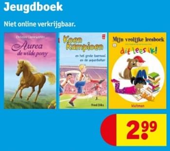 Promotions Jeugdboek - Produit maison - Kruidvat - Valide de 09/04/2024 à 21/04/2024 chez Kruidvat