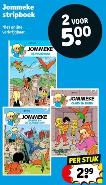 Promoties Jommeke stripboek - Huismerk - Kruidvat - Geldig van 09/04/2024 tot 21/04/2024 bij Kruidvat