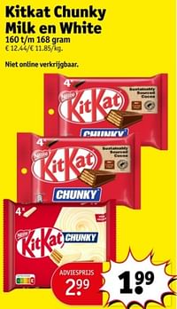 Kitkat chunky milk en white-Nestlé