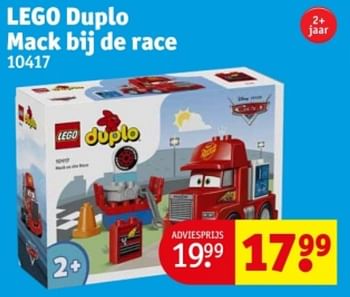 Promoties Lego duplo mack bij de race 10417 - Lego - Geldig van 09/04/2024 tot 21/04/2024 bij Kruidvat