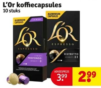 Promotions L`or koffiecapsules - Douwe Egberts - Valide de 09/04/2024 à 21/04/2024 chez Kruidvat