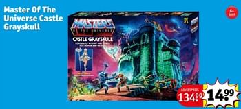 Promoties Master of the universe castle grayskull - Huismerk - Kruidvat - Geldig van 09/04/2024 tot 21/04/2024 bij Kruidvat