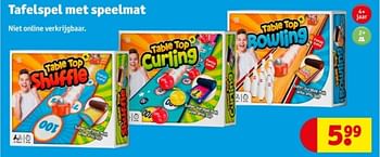 Promoties Tafelspel met speelmat - Huismerk - Kruidvat - Geldig van 09/04/2024 tot 21/04/2024 bij Kruidvat