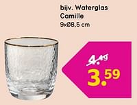 Waterglas camille-Huismerk - Leen Bakker