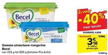 Promotions Spread light - Becel - Valide de 10/04/2024 à 22/04/2024 chez Carrefour