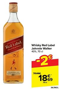Whisky red label johnnie walker-Johnnie Walker