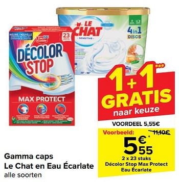 Promoties Décolor stop max protect eau écarlate - Eau Ecarlate - Geldig van 10/04/2024 tot 22/04/2024 bij Carrefour