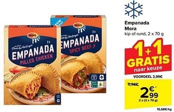 Promotions Empanada mora - Mora - Valide de 10/04/2024 à 22/04/2024 chez Carrefour