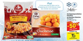 Promotions Pommes duchesse - Produit maison - Carrefour  - Valide de 10/04/2024 à 22/04/2024 chez Carrefour