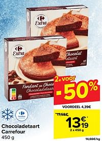 Chocoladetaart carrefour-Huismerk - Carrefour 