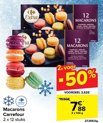 Promotions Macarons carrefour - Produit maison - Carrefour  - Valide de 10/04/2024 à 22/04/2024 chez Carrefour