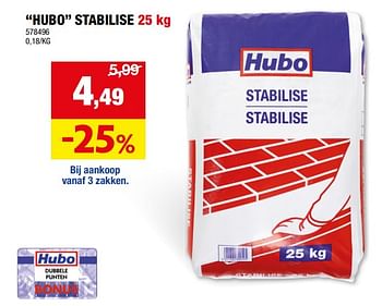 Promotions Hubo stabilise - Produit maison - Hubo  - Valide de 10/04/2024 à 21/04/2024 chez Hubo