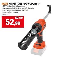 Powerplus accu kitpistool powdp7051-Powerplus