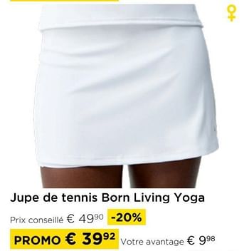 Promoties Jupe de tennis born living yoga - Born Living Yoga - Geldig van 01/04/2024 tot 30/04/2024 bij Molecule