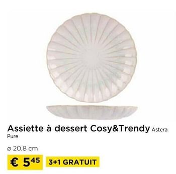 Promoties Assiette à dessert cosy+trendy astera pure - Cosy & Trendy - Geldig van 01/04/2024 tot 30/04/2024 bij Molecule