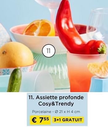 Promoties Assiette profonde cosy+trendy - Cosy & Trendy - Geldig van 01/04/2024 tot 30/04/2024 bij Molecule
