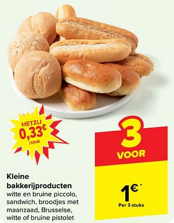 Promoties Kleine bakkerijproducten - Huismerk - Carrefour Express - Geldig van 10/04/2024 tot 30/04/2024 bij Carrefour Express