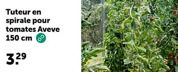 Promotions Tuteur en spirale pour tomates aveve - Produit maison - Aveve - Valide de 10/04/2024 à 21/04/2024 chez Aveve
