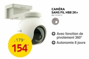 Promotions Camera sans fil hbs 2k+ - Produit maison - Brico - Valide de 10/04/2024 à 22/04/2024 chez Brico