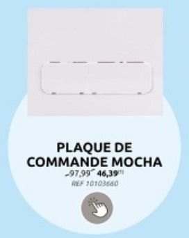 Promotions Plaque de commande mocha - Produit maison - Brico - Valide de 10/04/2024 à 22/04/2024 chez Brico
