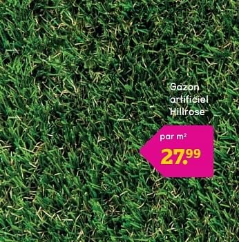 Promotions Gazon artificiel hillrose - Produit maison - Leen Bakker - Valide de 08/04/2024 à 21/04/2024 chez Leen Bakker