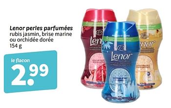 Promoties Lenor perles parfumées - Lenor - Geldig van 08/04/2024 tot 21/04/2024 bij Wibra