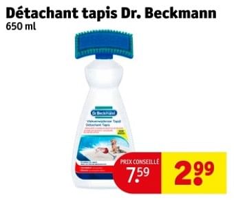 Promoties Détachant tapis dr. beckmann - Dr. Beckmann - Geldig van 09/04/2024 tot 21/04/2024 bij Kruidvat