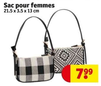 Promotions Sac pour femmes - Produit maison - Kruidvat - Valide de 09/04/2024 à 21/04/2024 chez Kruidvat