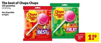 Promotions The best of chupa chups - Chupa Chups - Valide de 09/04/2024 à 21/04/2024 chez Kruidvat
