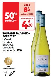 Touraine sauvignon aop 2022-Witte wijnen