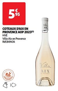 Coteaux d`aix en provence aop 2023-Rosé wijnen