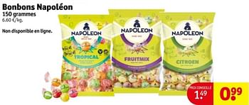 Promoties Bonbons napoléon - Napoleon - Geldig van 09/04/2024 tot 21/04/2024 bij Kruidvat