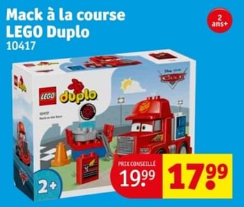 Promoties Mack à la course lego duplo 10417 - Lego - Geldig van 09/04/2024 tot 21/04/2024 bij Kruidvat
