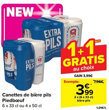 Promoties Bière pils - Huismerk - Carrefour  - Geldig van 10/04/2024 tot 22/04/2024 bij Carrefour