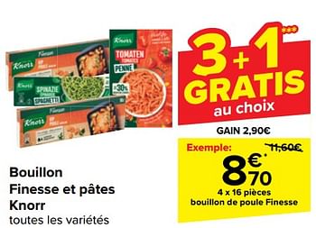 Promoties Bouillon de poule finesse - Knorr - Geldig van 10/04/2024 tot 22/04/2024 bij Carrefour
