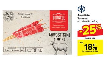 Promoties Arrosticini tornese - Huismerk - Carrefour  - Geldig van 10/04/2024 tot 22/04/2024 bij Carrefour