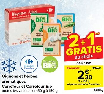 Promoties Oignons en boîte carrefour - Huismerk - Carrefour  - Geldig van 10/04/2024 tot 22/04/2024 bij Carrefour